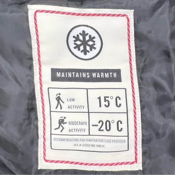 Canada Weathergear Kids Size 4 Winter Puffer Jacket Red Black Waterproof New NWT - Picture 6 of 12